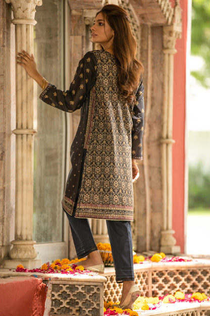 Stitched 1 Piece Digital Printed Lawn Shirt