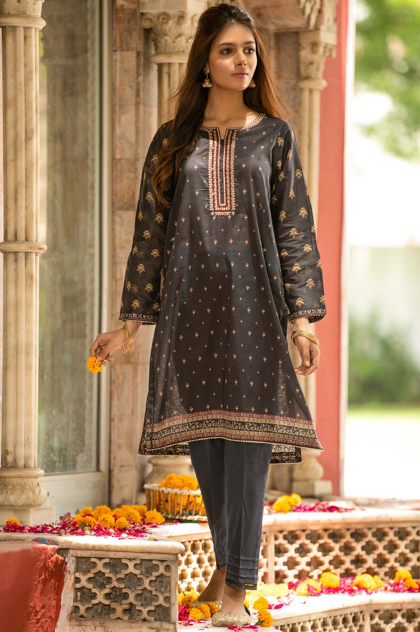 Stitched 1 Piece Digital Printed Lawn Shirt