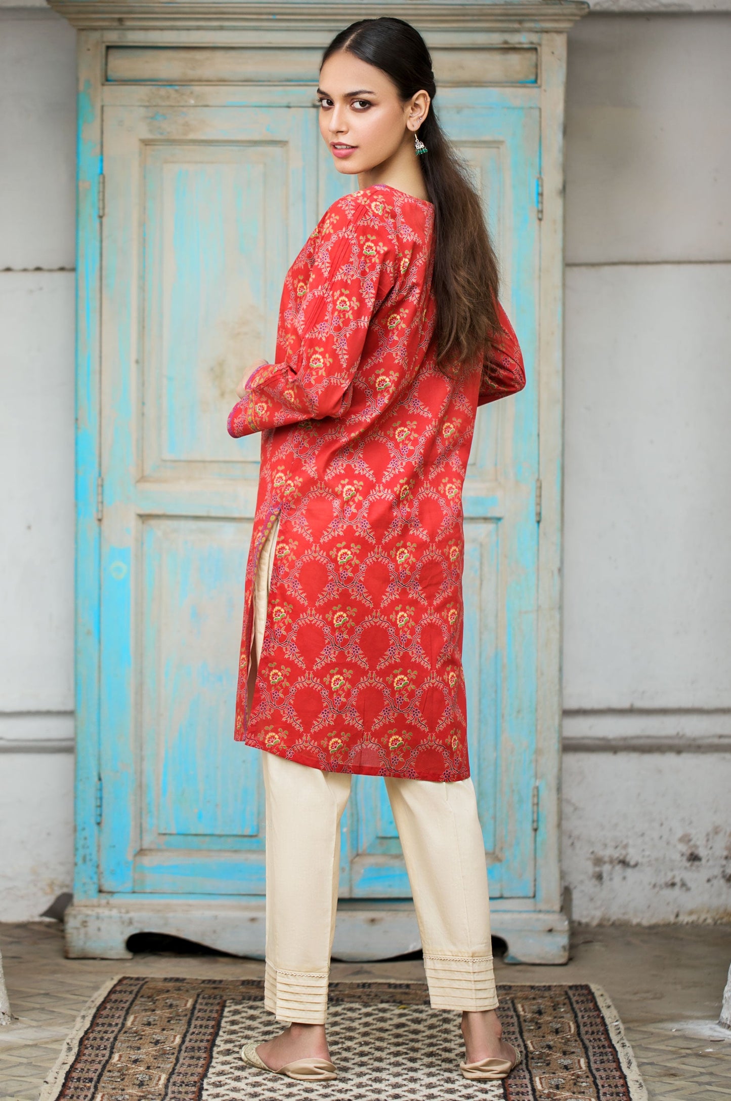 Stitched 1 Piece Digital Printed Lawn Shirt