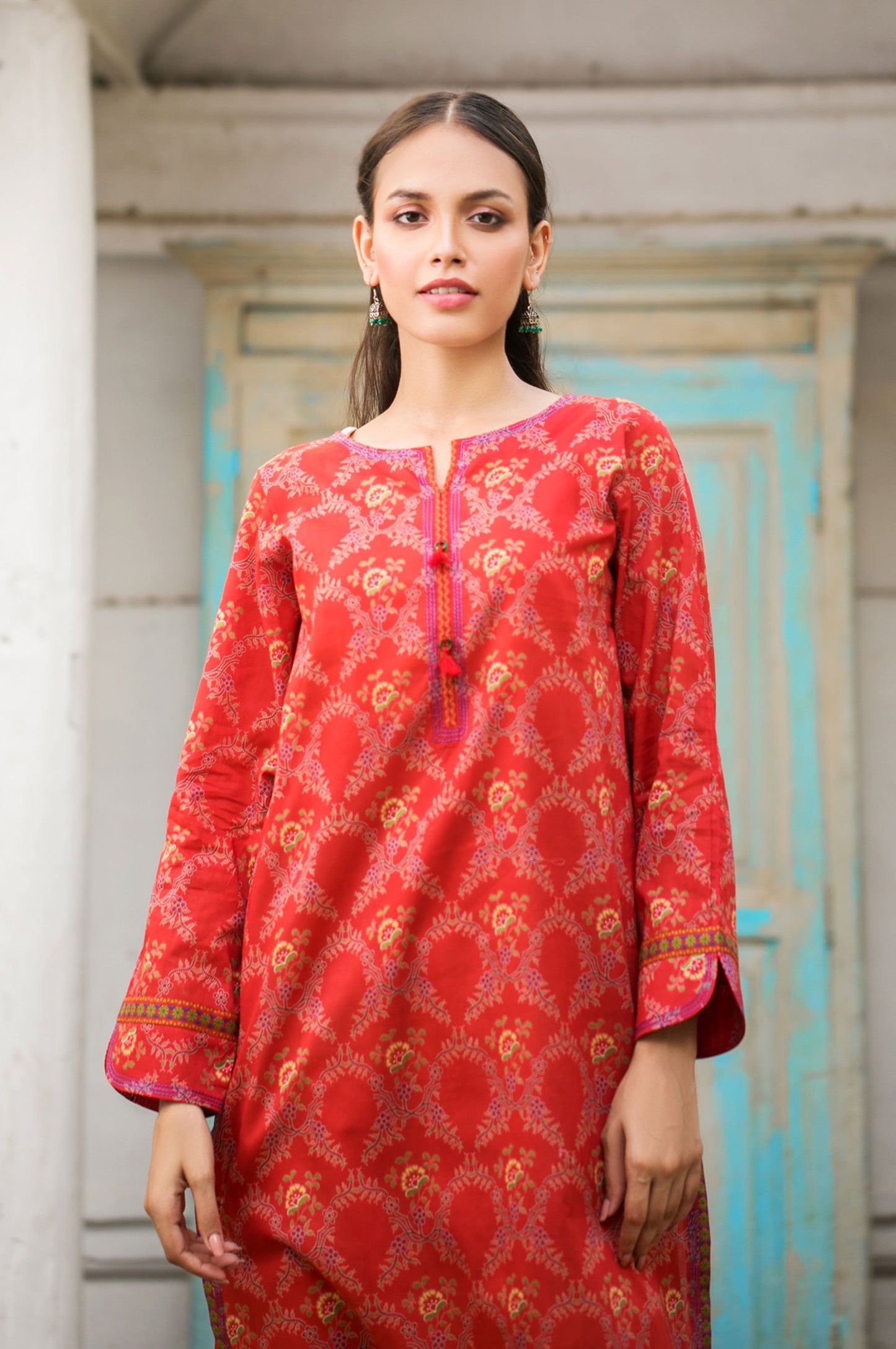 Stitched 1 Piece Digital Printed Lawn Shirt