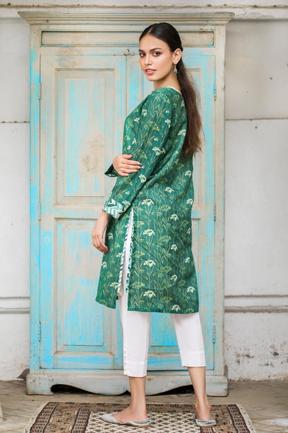 Stitched 1 Piece Digital Printed Lawn Shirt