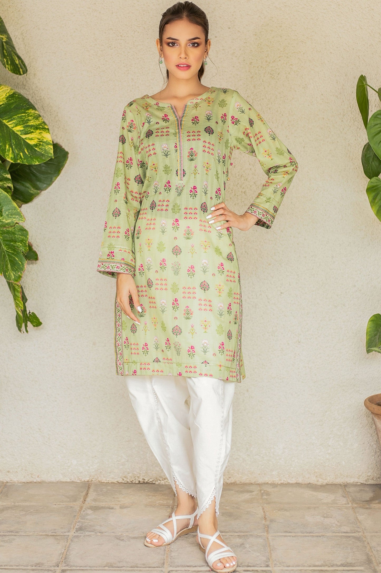Stitched 1 Piece Digital Printed Doria Lawn Shirt