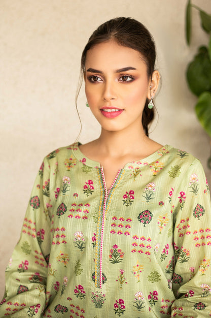 Stitched 1 Piece Digital Printed Doria Lawn Shirt