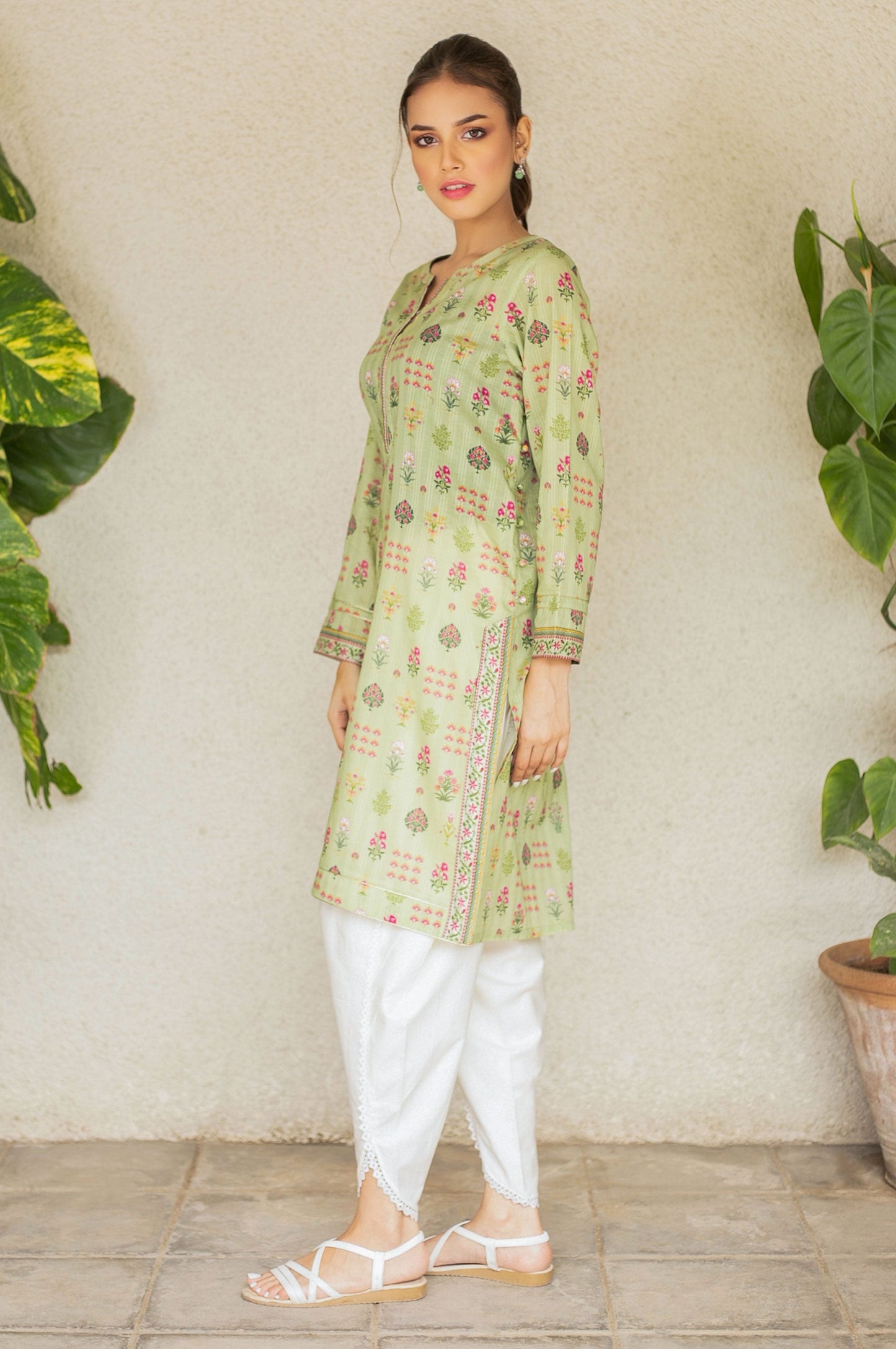 Stitched 1 Piece Digital Printed Doria Lawn Shirt