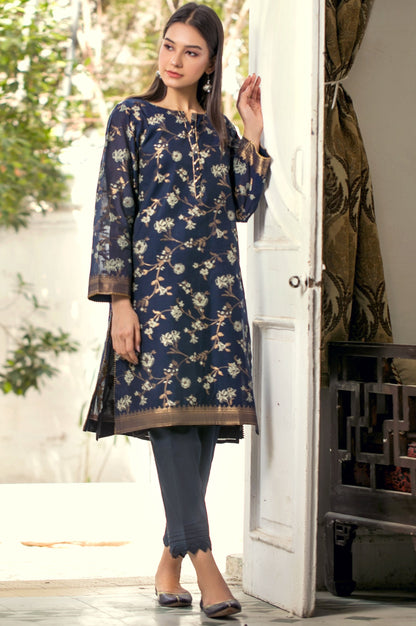 Stitched 1 Piece Yarn Dyed Weave Jacquard Shirt