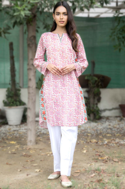 Stitched 1 Piece Printed Lawn Shirt