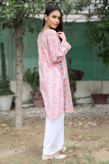 Stitched 1 Piece Printed Lawn Shirt