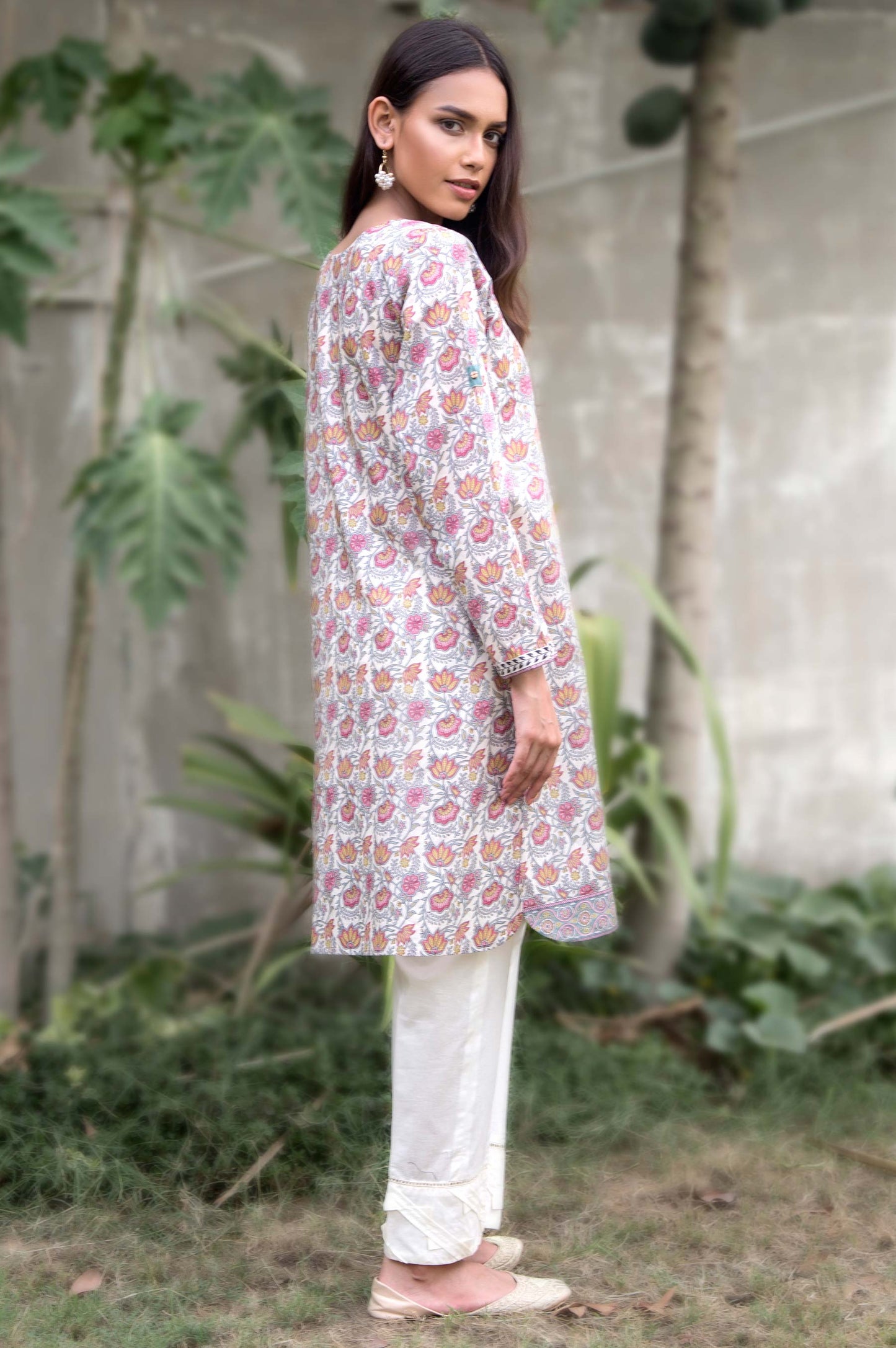Stitched 1 Piece Printed Lawn Shirt