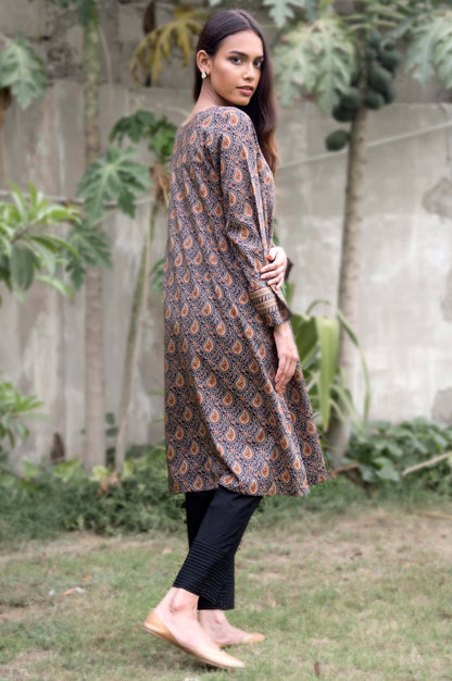 Stitched 1 Piece Printed Lawn Shirt