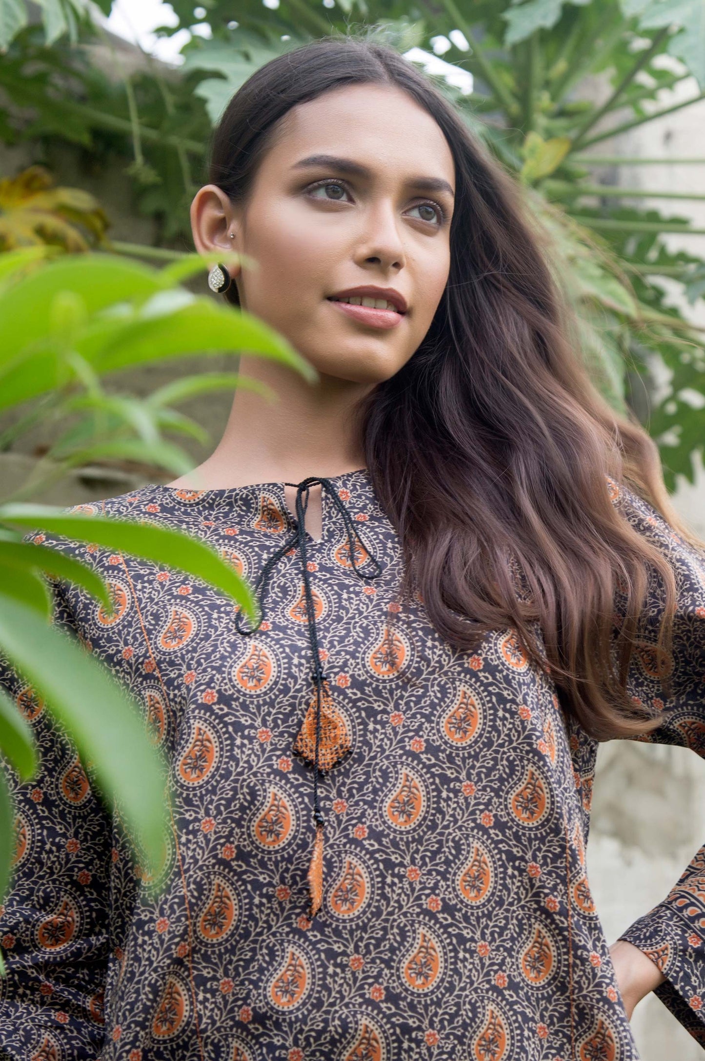 Stitched 1 Piece Printed Lawn Shirt