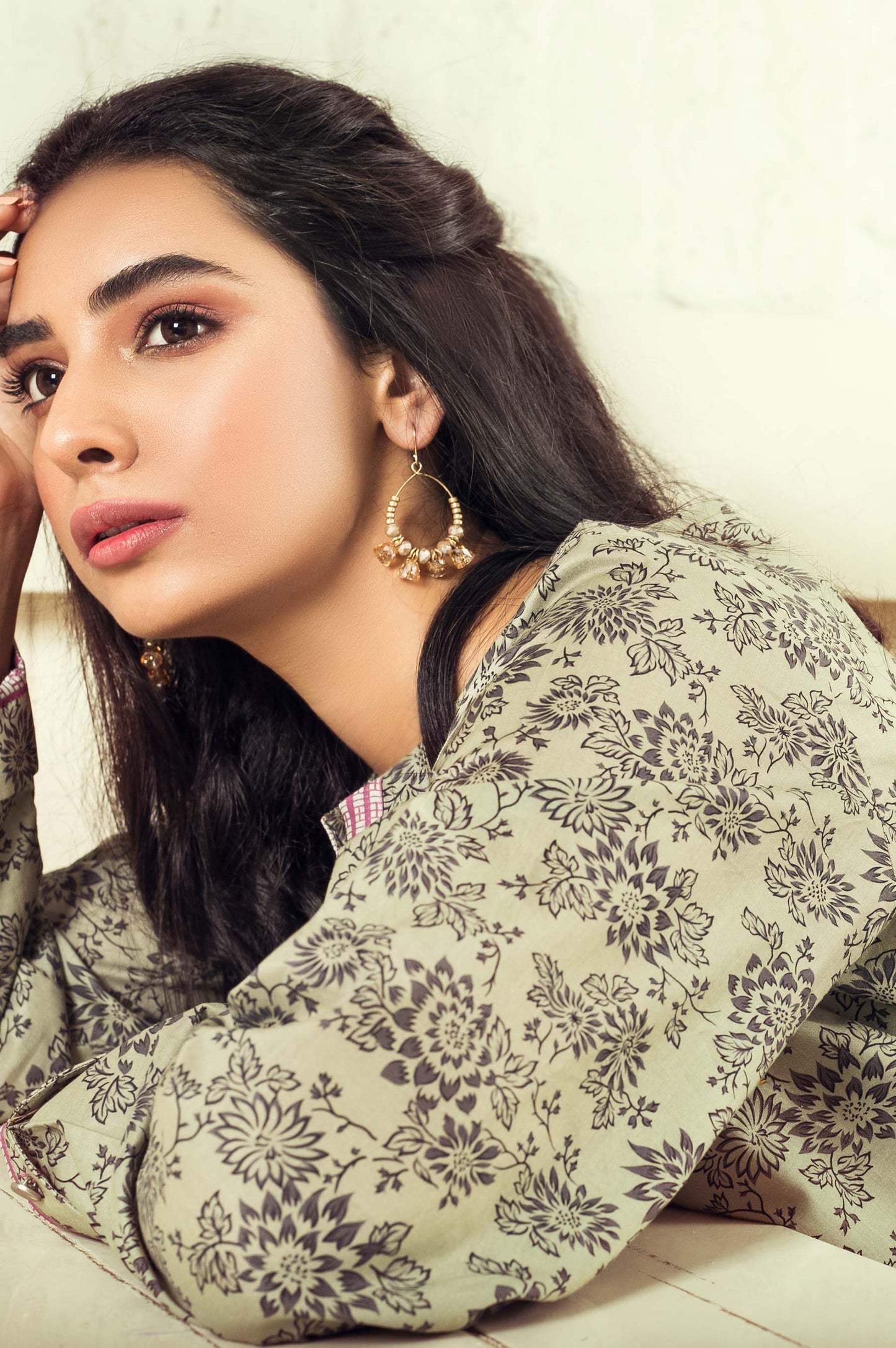 Stitched 1 Piece Digital Printed Cambric Shirt