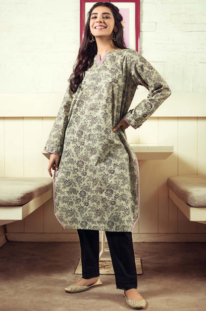 Stitched 1 Piece Digital Printed Cambric Shirt