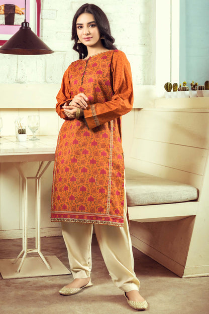 Stitched 1 Piece Digital Printed Cambric Shirt