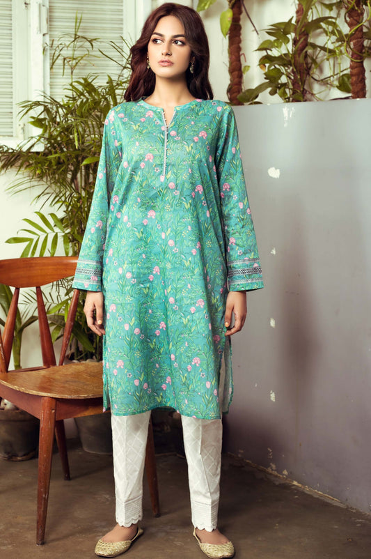 Stitched 1 Piece Digital Printed Cambric Shirt