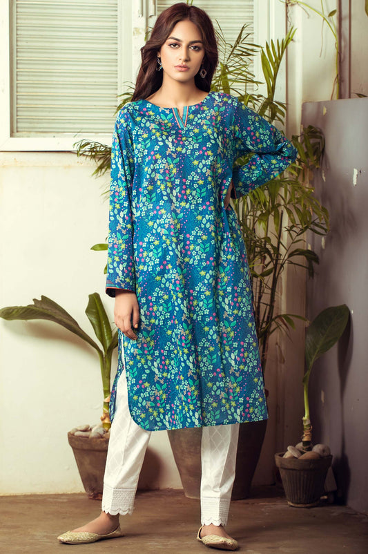 Stitched 1 Piece Digital Printed Cambric Shirt