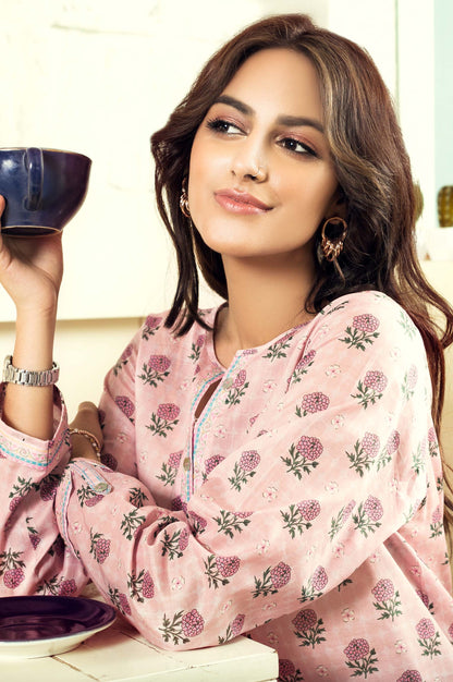 Stitched 1 Piece Digital Printed Cambric Shirt