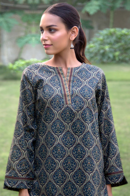 Stitched 1 Piece Digital Printed Cambric Shirt