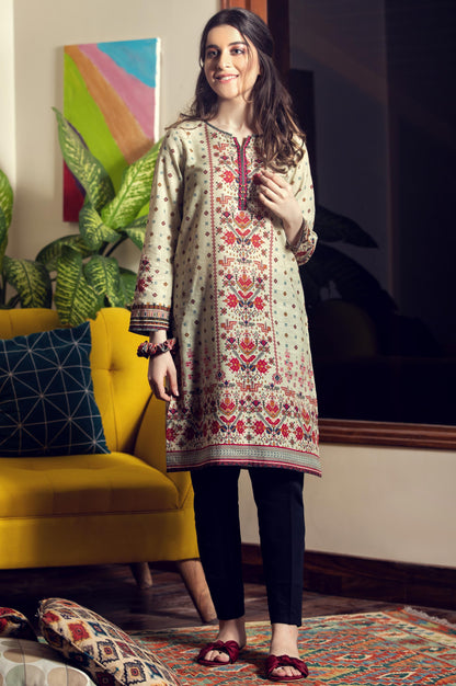 Stitched 1 Piece Digital Printed Khaddar Shirt