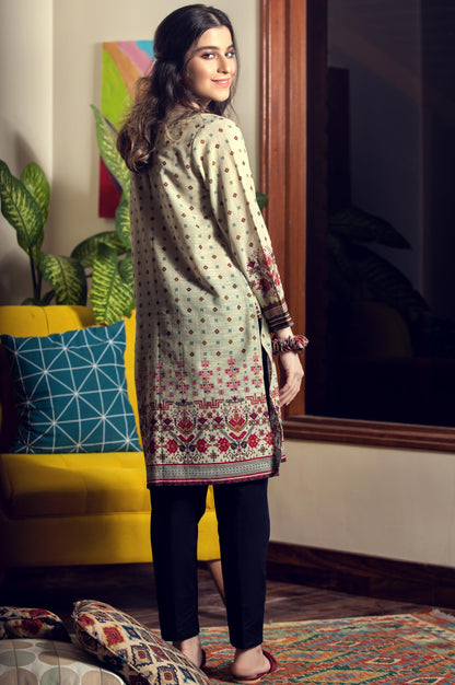 Stitched 1 Piece Digital Printed Khaddar Shirt