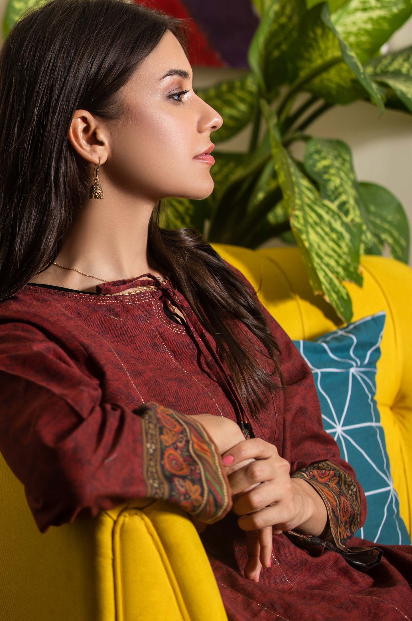 Stitched 1 Piece Digital Printed Khaddar Shirt