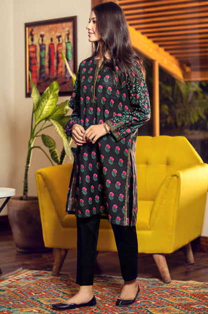 Stitched 1 Piece Digital Printed Khaddar Shirt