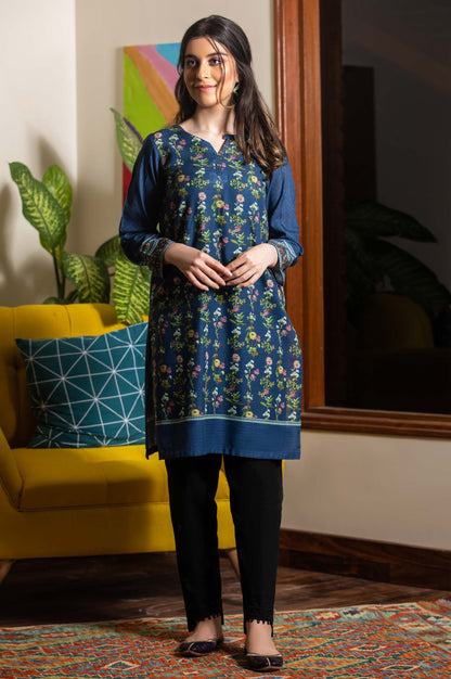 Stitched 1 Piece Digital Printed Khaddar Shirt