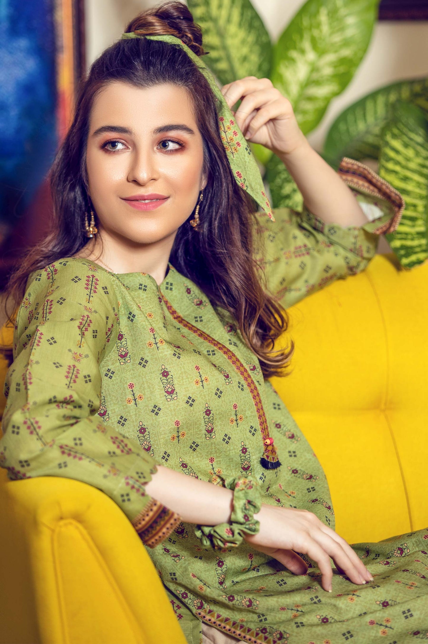 Stitched 1 Piece Digital Printed Khaddar Shirt