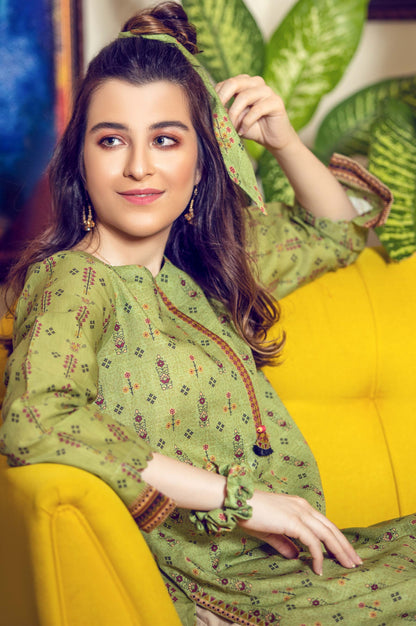 Stitched 1 Piece Digital Printed Khaddar Shirt