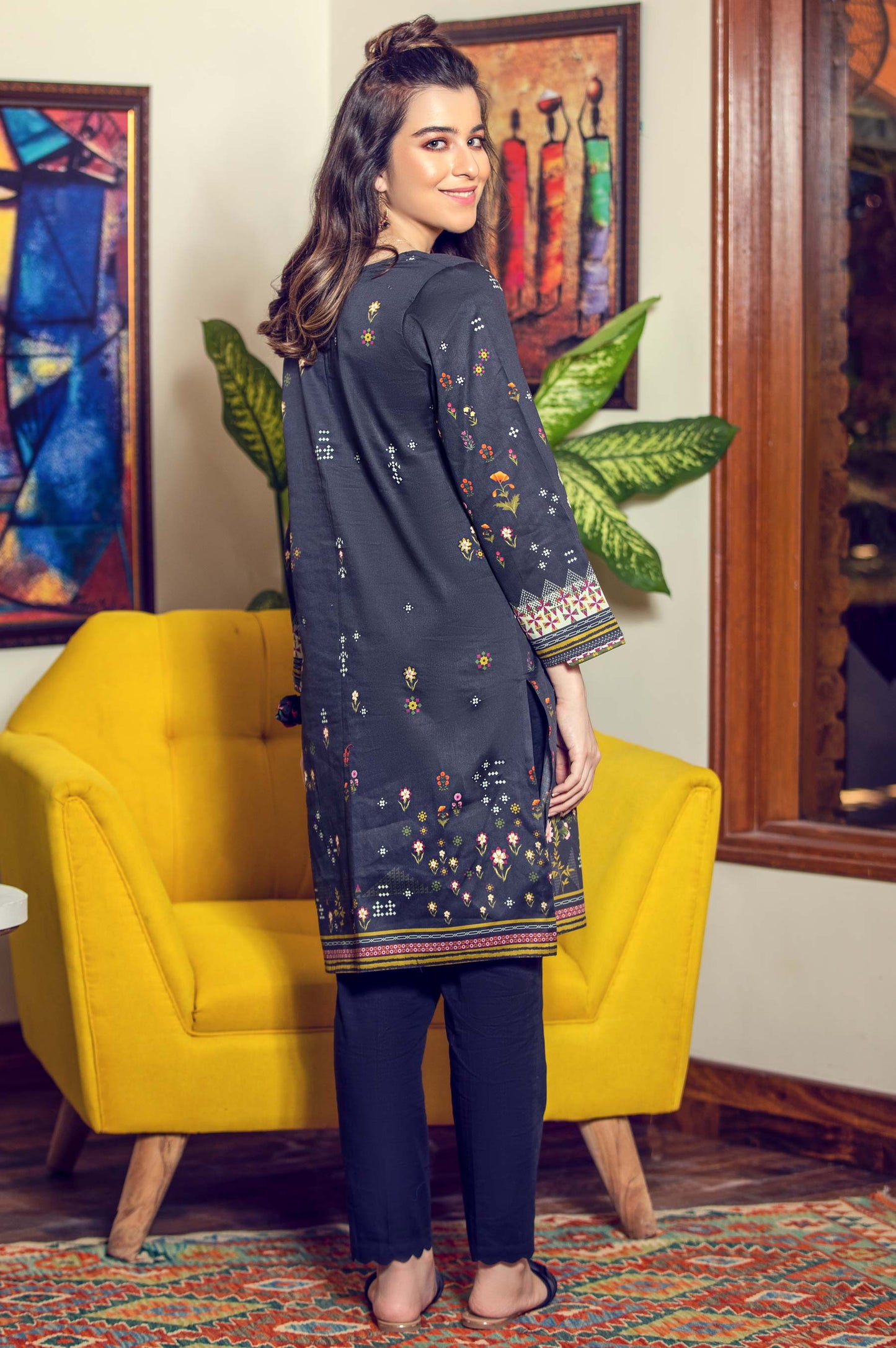 Stitched 1 Piece Digital Printed Cottel Shirt