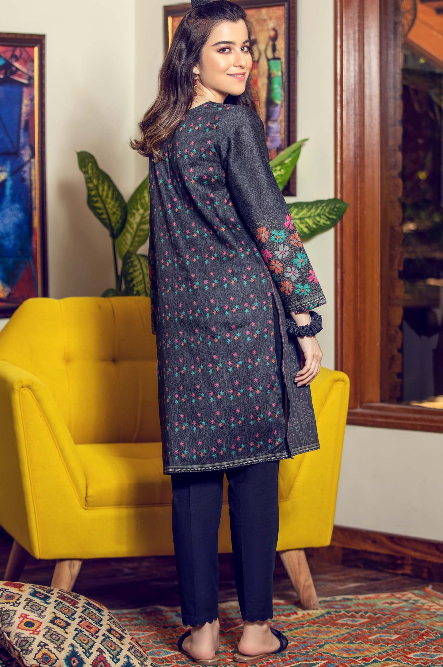 Stitched 1 Piece Digital Printed Cottel Shirt