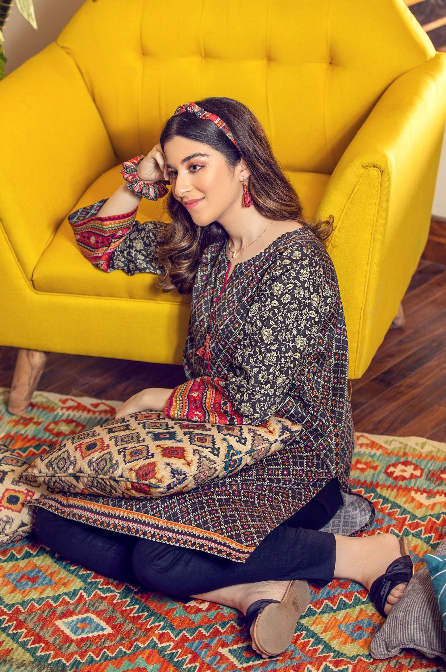 Stitched 1 Piece Digital Printed Cottel Shirt