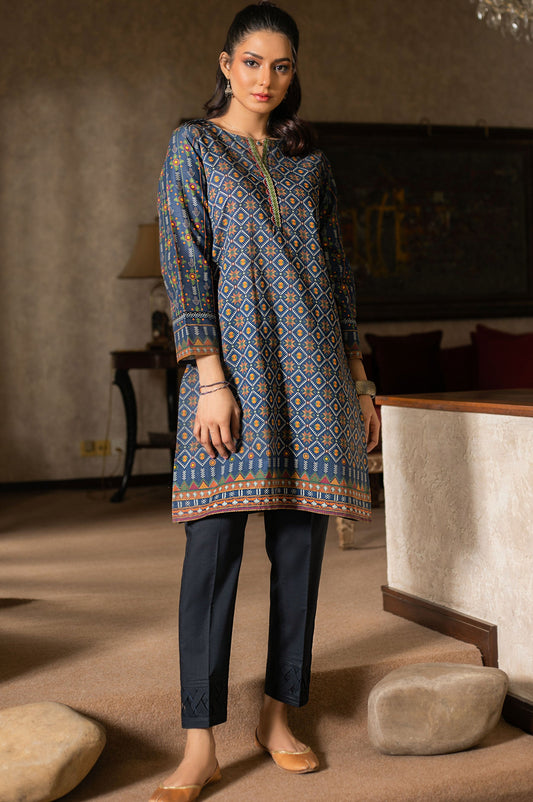 Stitched 1 Piece Digital Printed Cambric Shirt