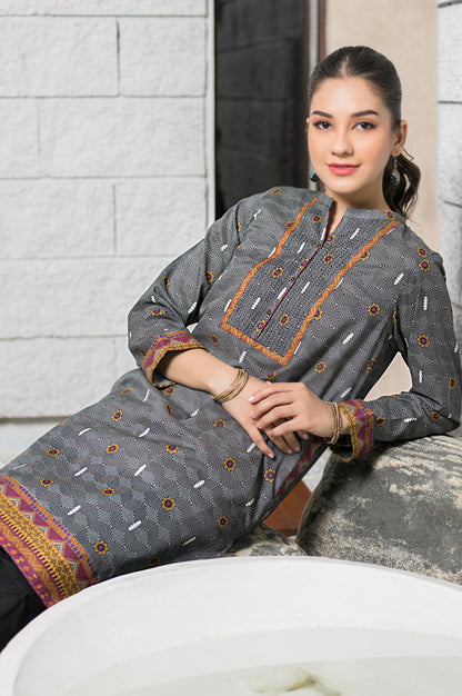 Stitched 1 Piece Digital Printed Cambric Shirt