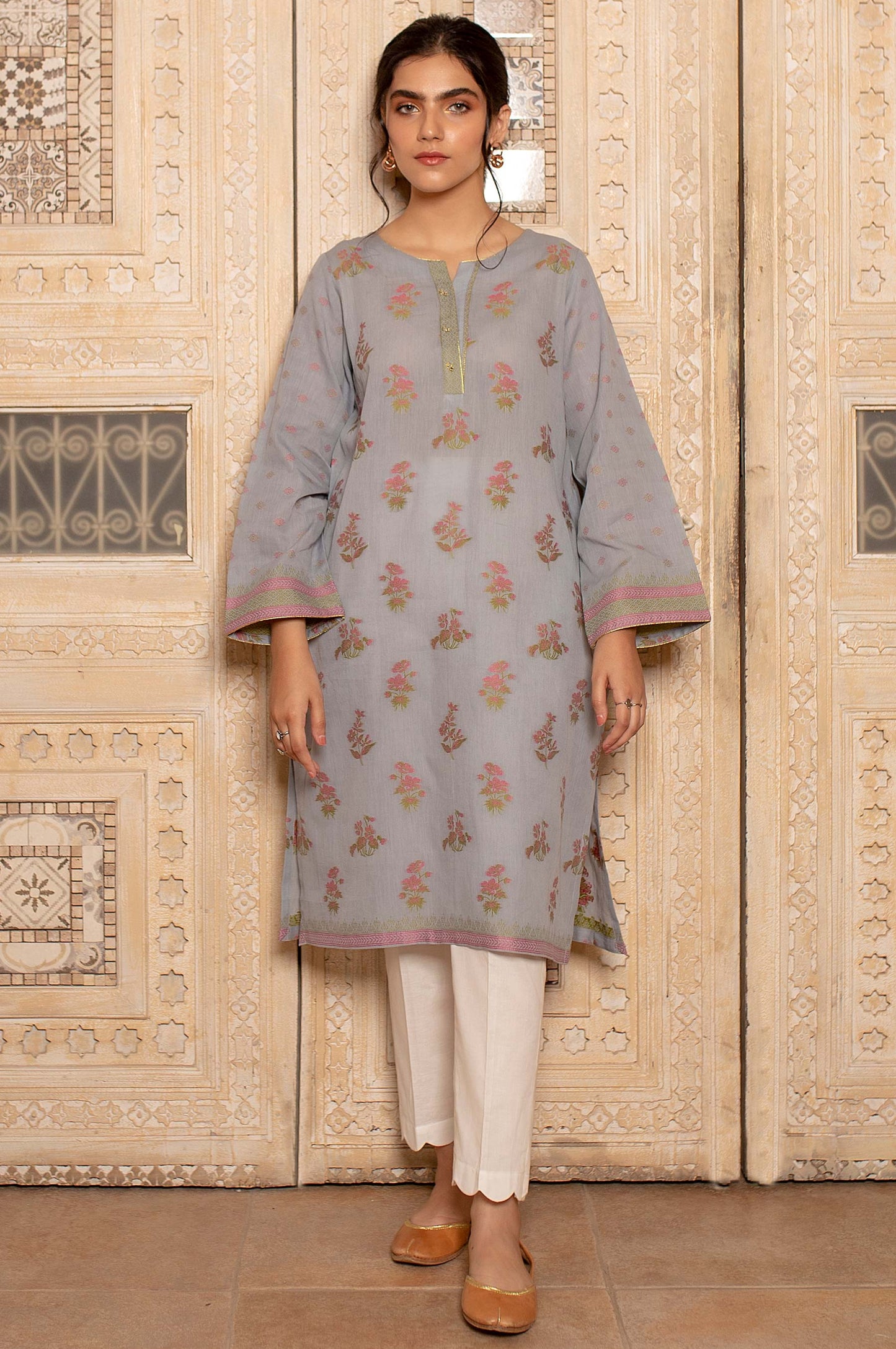 Stitched 1 Piece Dyed Jacquard Shirt