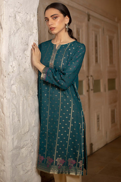 Stitched 1 Piece Dyed Jacquard Shirt