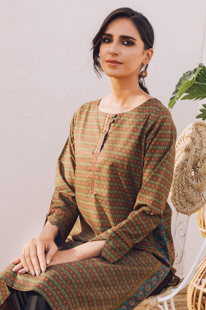 Stitched 1 Piece Digital Printed Lawn Shirt