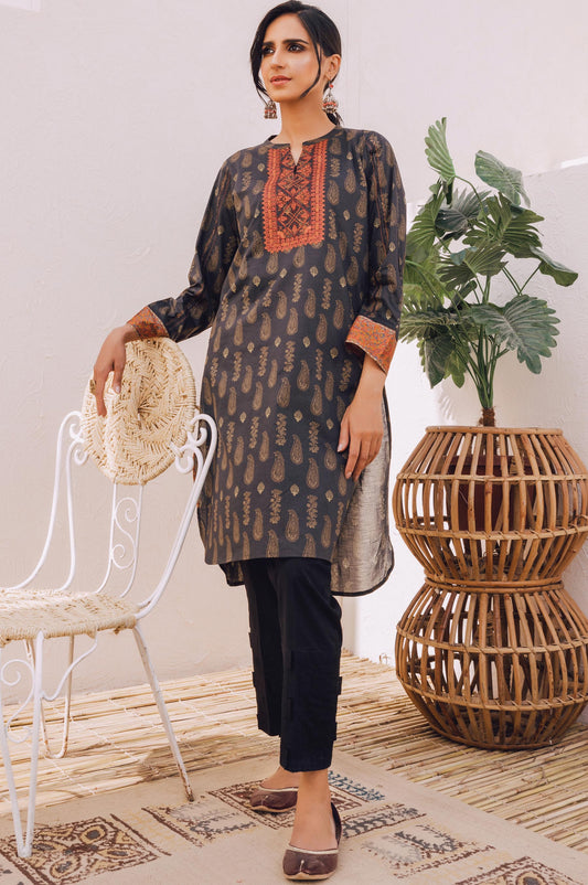 Stitched 1 Piece Embroidered Lawn Shirt