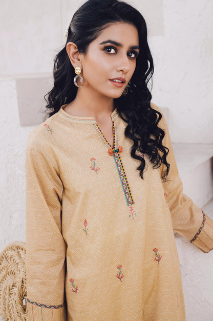 Stitched 1 Piece Embroidered Lawn Shirt