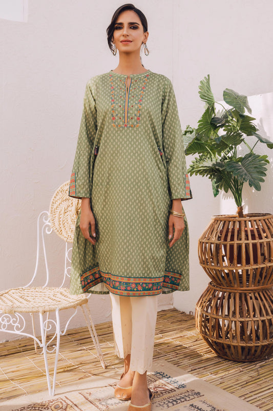 Stitched 1 Piece Embroidered Lawn Shirt