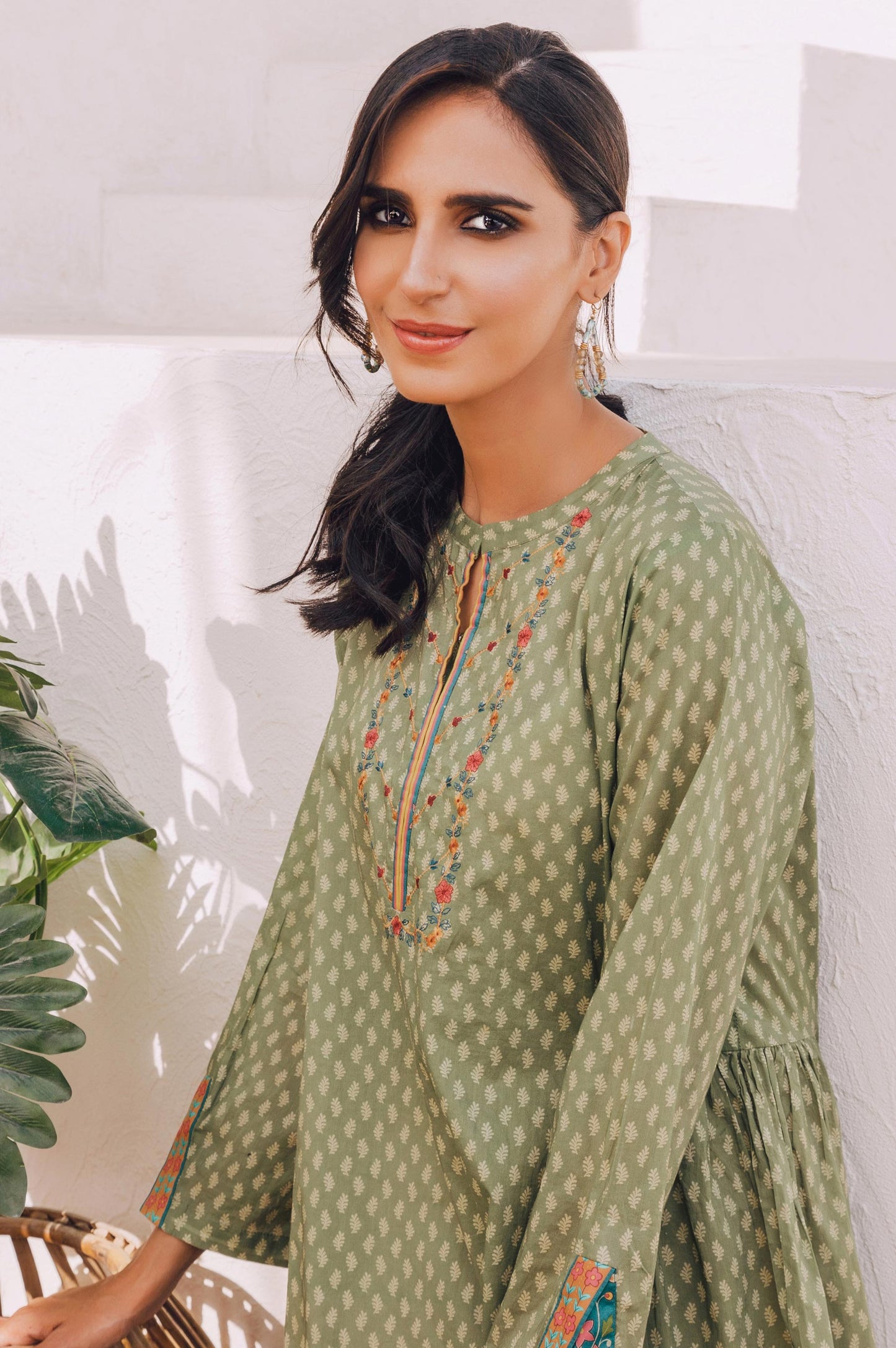 Stitched 1 Piece Embroidered Lawn Shirt