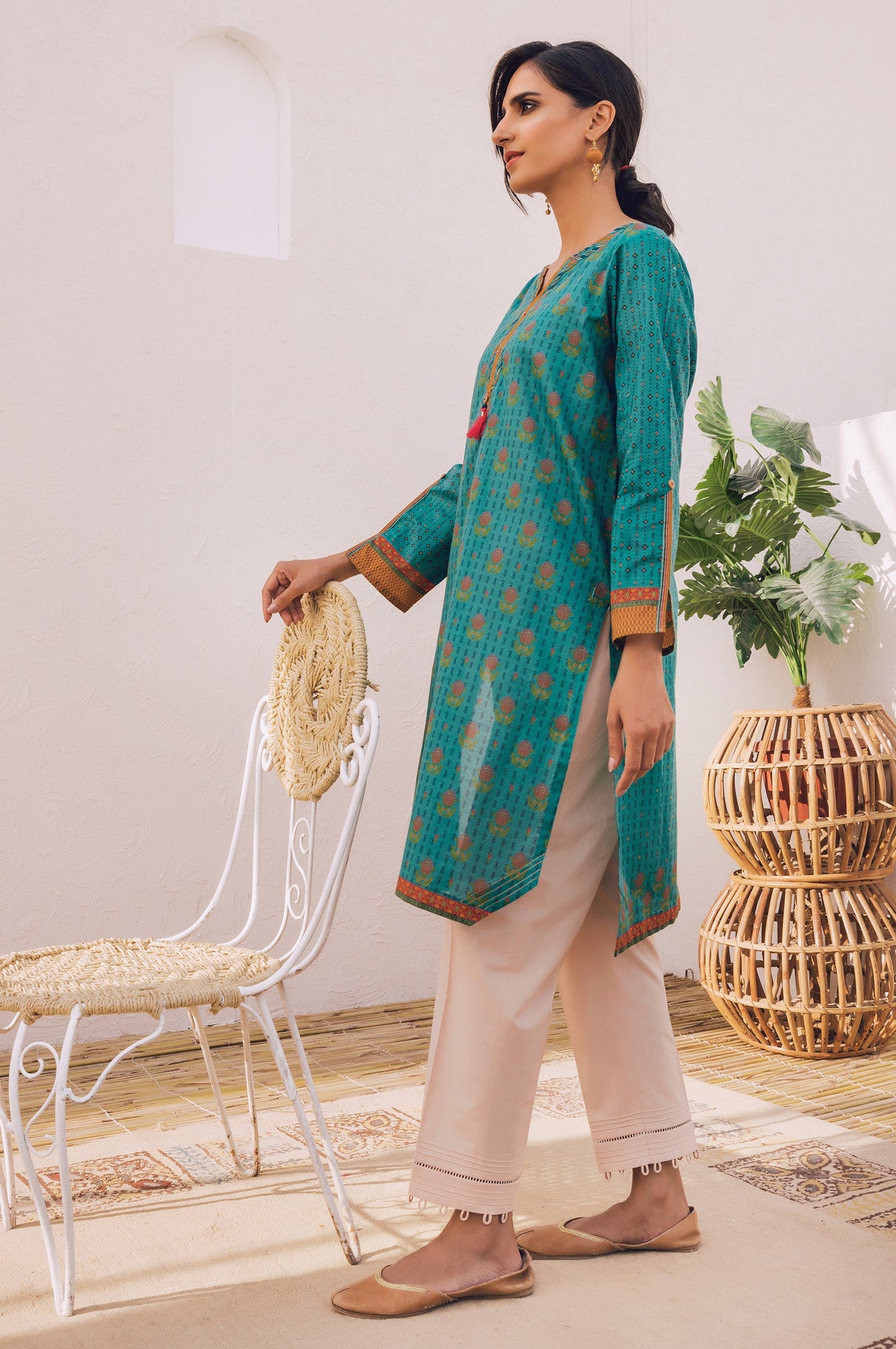 Stitched 1 Piece Digital Printed Lawn Shirt