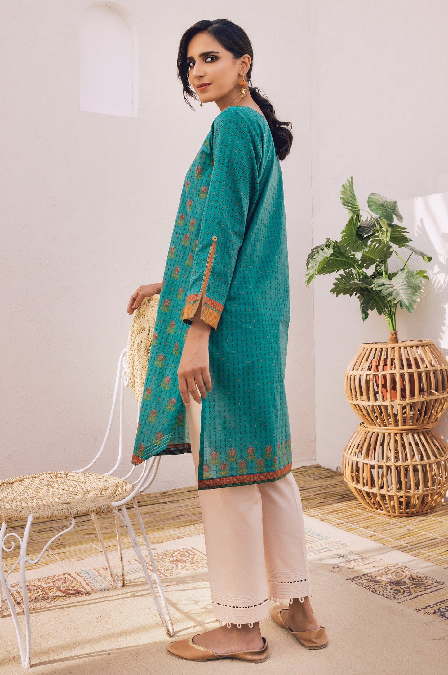 Stitched 1 Piece Digital Printed Lawn Shirt