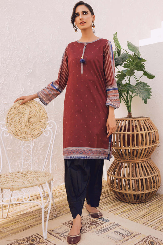 Stitched 1 Piece Digital Printed Doria Lawn Shirt