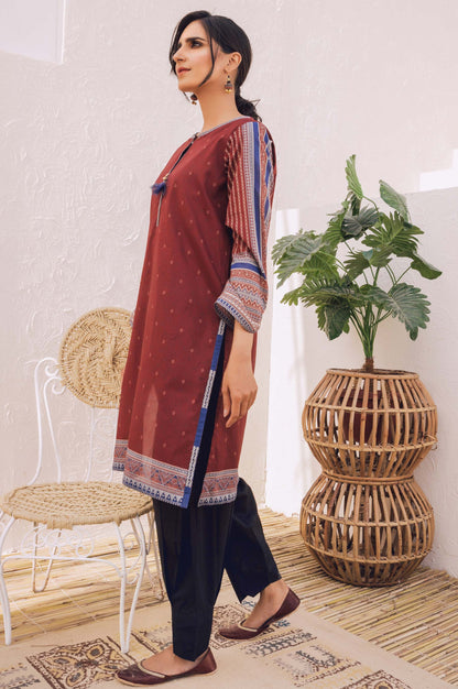 Stitched 1 Piece Digital Printed Doria Lawn Shirt