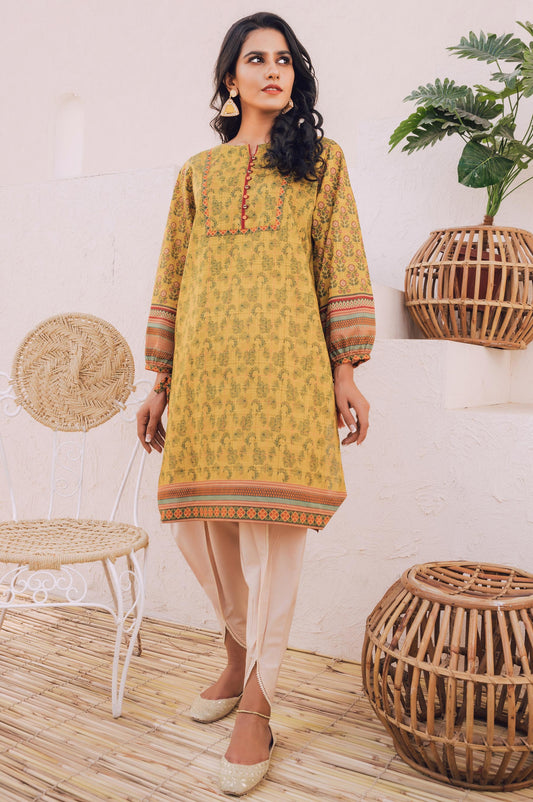 Stitched 1 Piece Digital Printed Doria Lawn Shirt