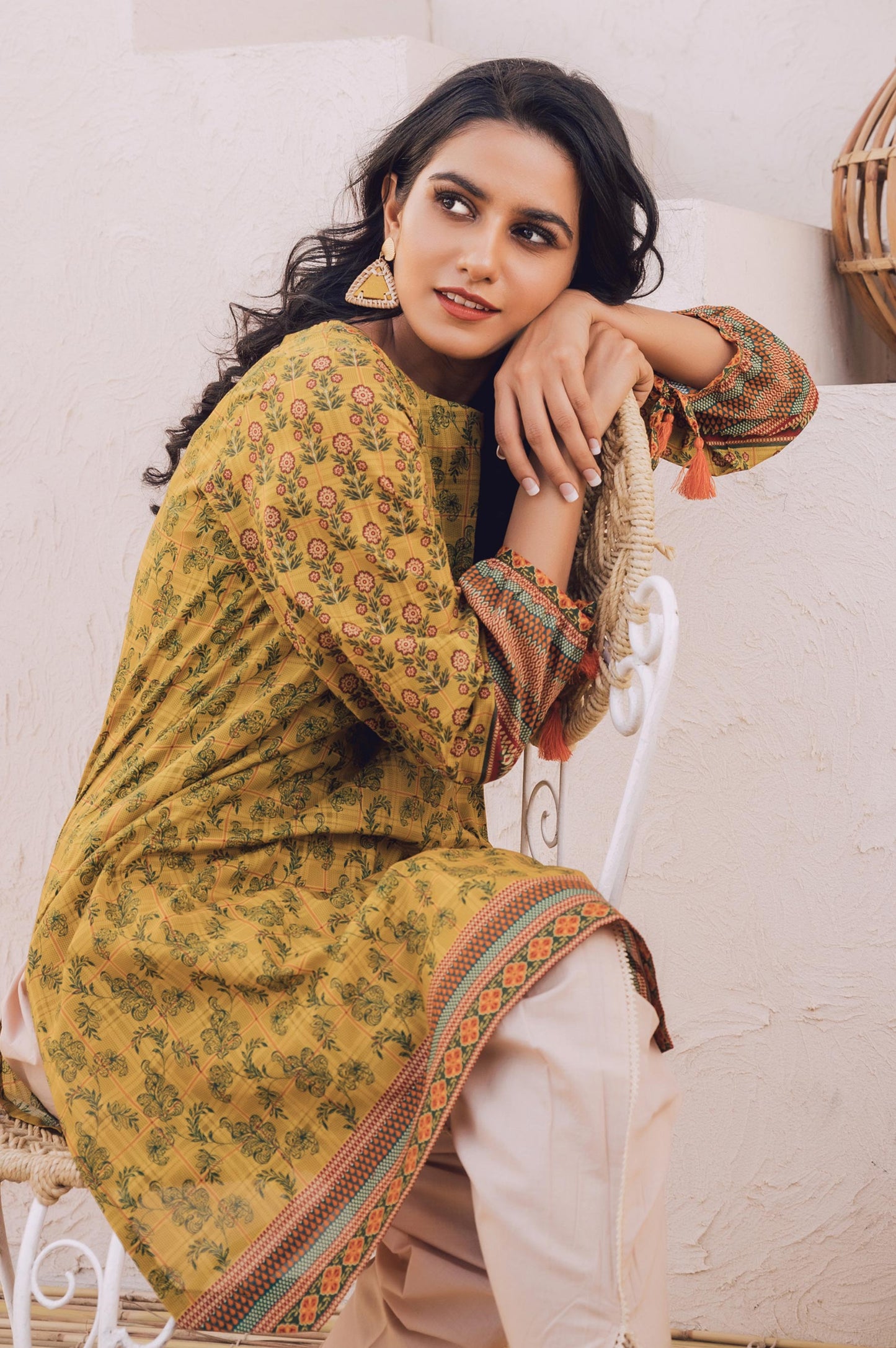 Stitched 1 Piece Digital Printed Doria Lawn Shirt