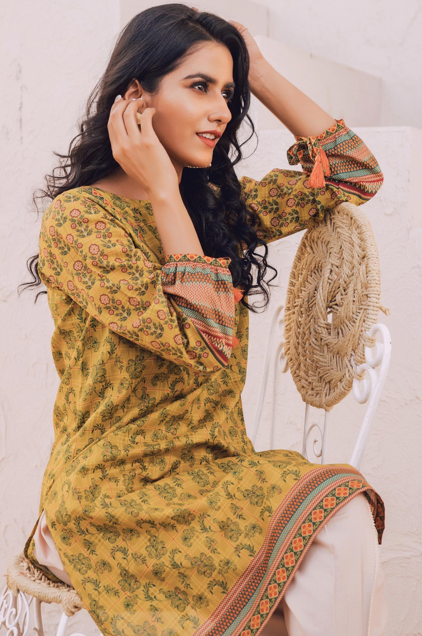 Stitched 1 Piece Digital Printed Doria Lawn Shirt