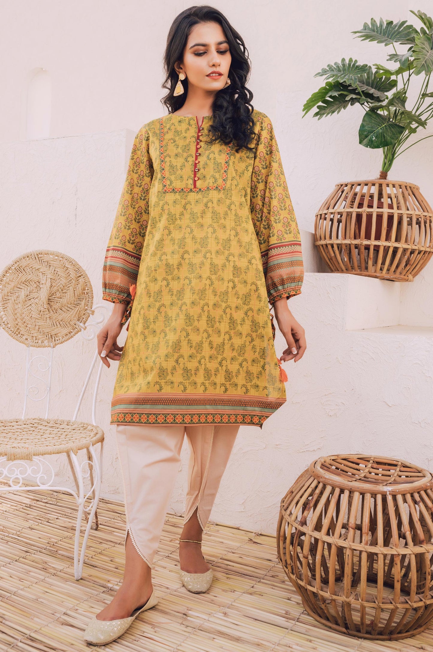 Stitched 1 Piece Digital Printed Doria Lawn Shirt