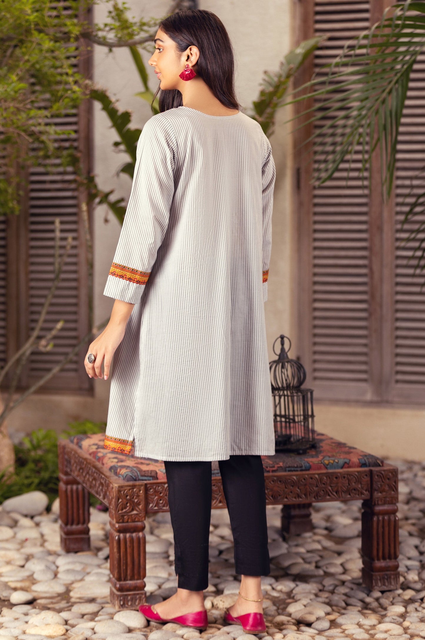 Stitched 1 Piece Embroidered Lawn Shirt