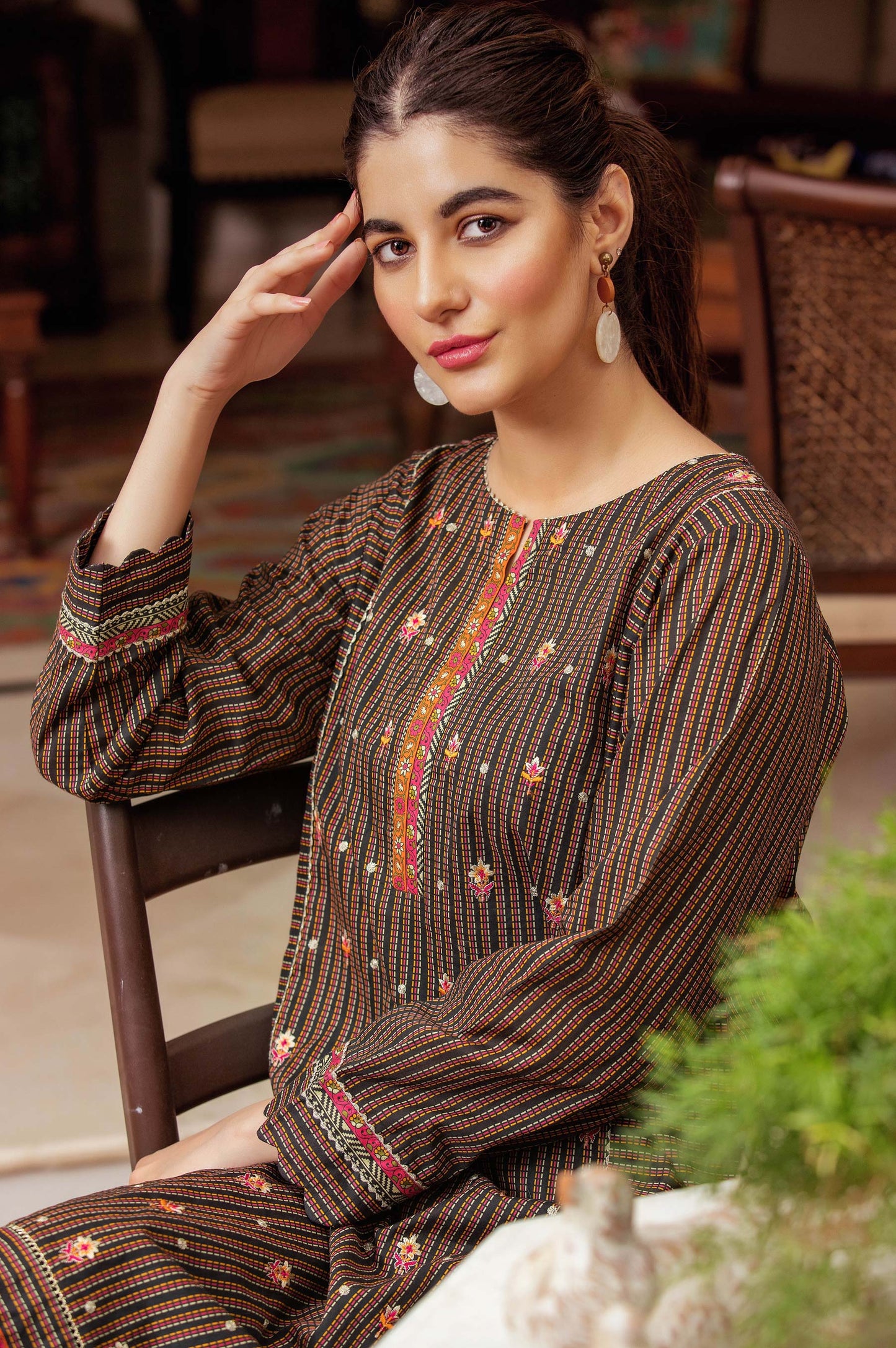 Stitched 1 Piece Embroidered Lawn Shirt